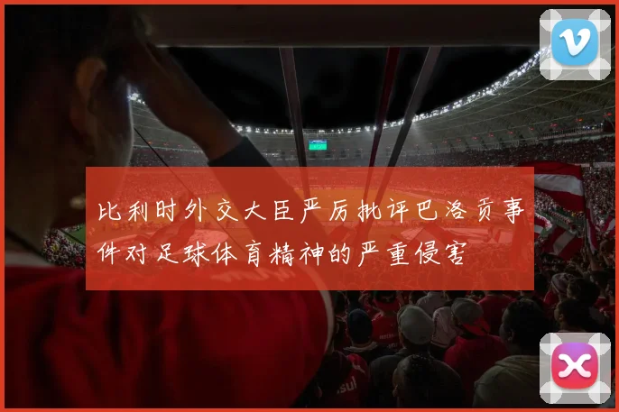 比利时外交大臣严厉批评巴洛贡事件对足球体育精神的严重侵害
